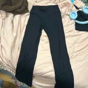 Bootcut black leggings